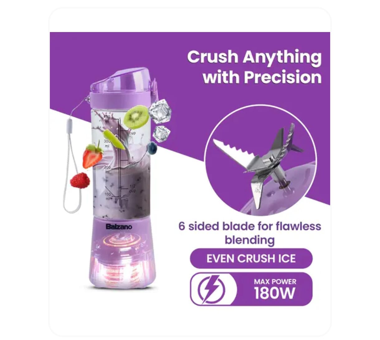 Portable Juicer Mixer – Rechargeable & Travel Friendly