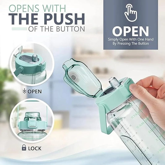 Time-Marked Water Bottle 💧