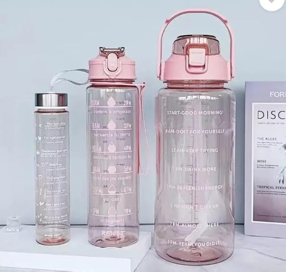 Time-Marked Water Bottle 💧